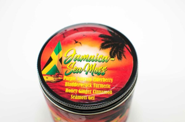 Purple Soursop, Elderberry, Bladderwrack, Turmeric, Honey, Ginger, Cinnamon Sea Moss Gel - Image 2