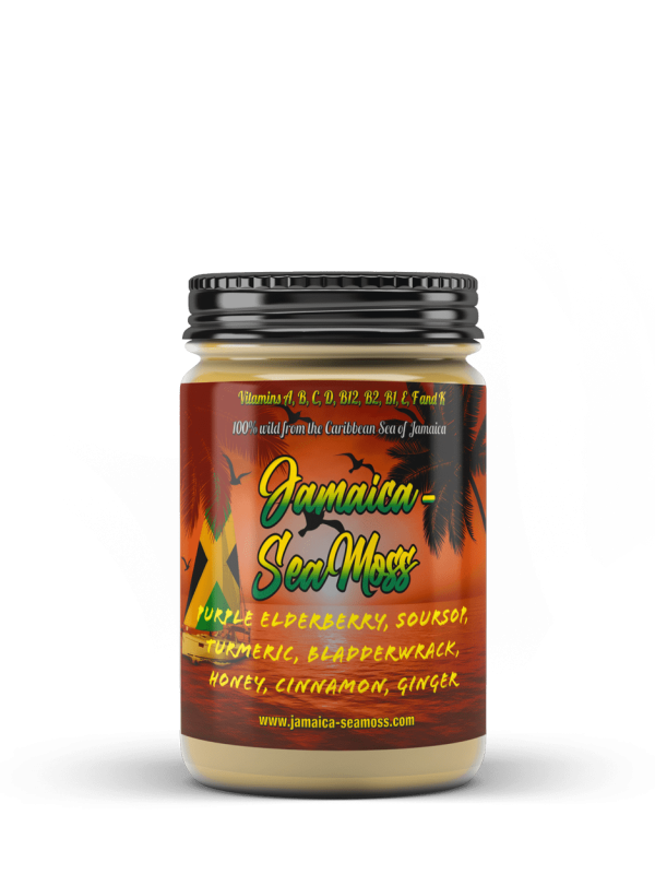 Purple Soursop, Elderberry, Bladderwrack, Turmeric, Honey, Ginger, Cinnamon Sea Moss Gel